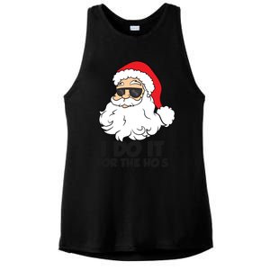 I Do It For The Hos Christmas Santa Meaningful Gift Ladies PosiCharge Tri-Blend Wicking Tank