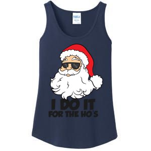 I Do It For The Hos Christmas Santa Meaningful Gift Ladies Essential Tank