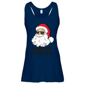 I Do It For The Hos Christmas Santa Meaningful Gift Ladies Essential Flowy Tank