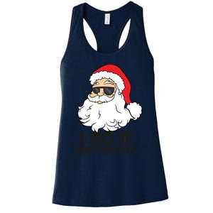 I Do It For The Hos Christmas Santa Meaningful Gift Women's Racerback Tank