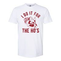 I Do It For The Hos Funny Santa Claus Christmas Holiday Softstyle CVC T-Shirt