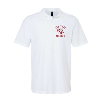 I Do It For The Hos Funny Santa Claus Christmas Holiday Polo