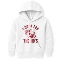 I Do It For The Hos Funny Santa Claus Christmas Holiday Kids Hoodie