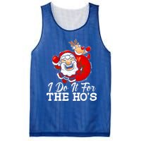 I Do It For The Hos Retro Santa Lover Santa Claus Fans Gift Mesh Reversible Basketball Jersey Tank