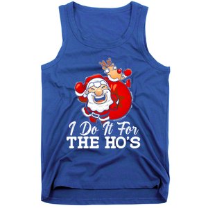 I Do It For The Hos Retro Santa Lover Santa Claus Fans Gift Tank Top