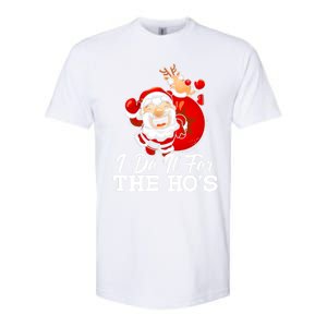 I Do It For The Hos Retro Santa Lover Santa Claus Fans Gift Softstyle CVC T-Shirt