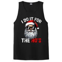 I Do It For The Hos Inappropriate Christmas Santa Face PosiCharge Competitor Tank