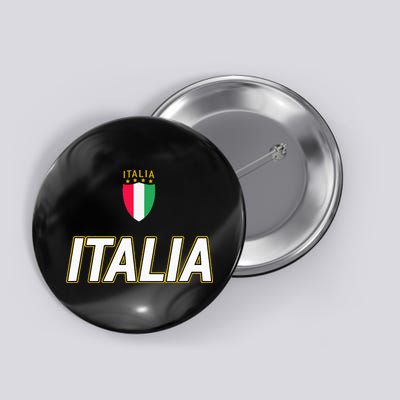 Italia Design Italian Soccer Jersey Style Italy Pride Button
