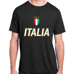 Italia Design Italian Soccer Jersey Style Italy Pride Adult ChromaSoft Performance T-Shirt