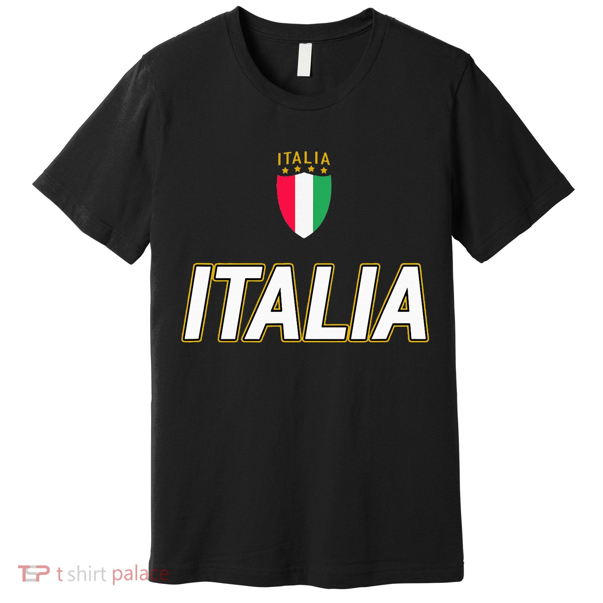 Italia Design Italian Soccer Jersey Style Italy Pride Premium T-Shirt