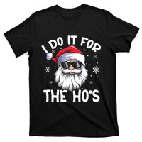 I Do It For The Hos Santa Claus Funny Christmas In July Xmas T-Shirt