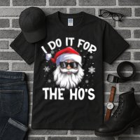 I Do It For The Hos Santa Claus Funny Christmas In July Xmas Tall T-Shirt