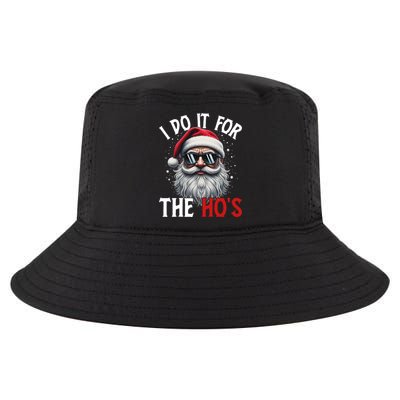 I Do It For The Hos Funny Christmas Santa Claus Cool Comfort Performance Bucket Hat