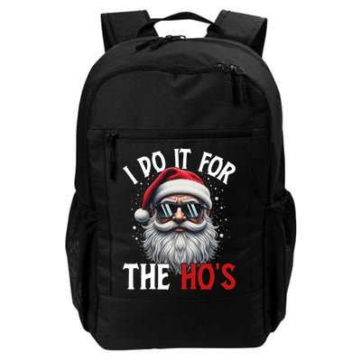 I Do It For The Hos Funny Christmas Santa Claus Backpack