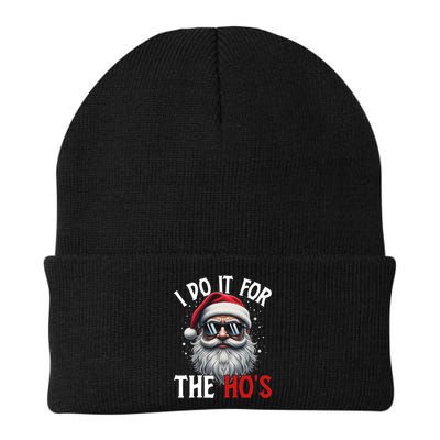 I Do It For The Hos Funny Christmas Santa Claus Beanie