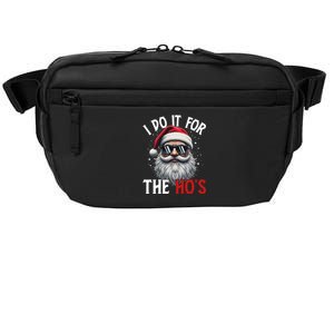 I Do It For The Hos Funny Christmas Santa Claus Crossbody Pack