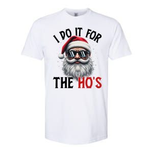 I Do It For The Hos Funny Christmas Santa Claus Softstyle CVC T-Shirt