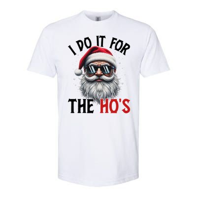 I Do It For The Hos Funny Christmas Santa Claus Softstyle CVC T-Shirt