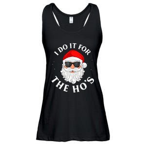 I Do It For The Hos Funny Christmas Pajama Family Xmas Ladies Essential Flowy Tank