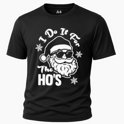 I Do It For The Hos Funny Christmas Pajama Family Xmas Performance Shirt