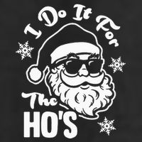 I Do It For The Hos Funny Christmas Pajama Family Xmas 11oz C Handle Ceramic Mug