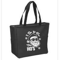 I Do It For The Hos Funny Christmas Pajama Family Xmas Zip Tote Bag