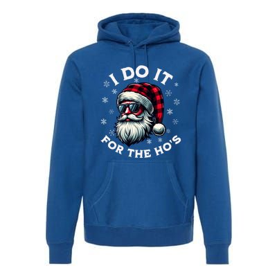 I Do It For The HoS Reindeer Inappropriate Christmas Gift Premium Hoodie