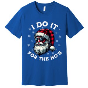 I Do It For The HoS Reindeer Inappropriate Christmas Gift Premium T-Shirt