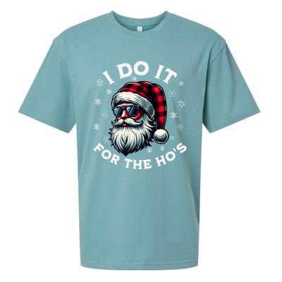 I Do It For The HoS Reindeer Inappropriate Christmas Gift Sueded Cloud Jersey T-Shirt