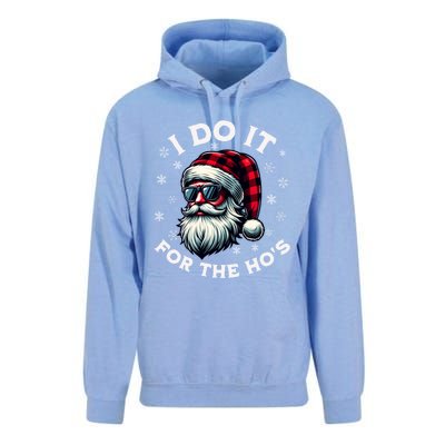 I Do It For The HoS Reindeer Inappropriate Christmas Gift Unisex Surf Hoodie