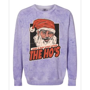 I Do It For The Hos Just A Who Loves The HoS Cute Gift Colorblast Crewneck Sweatshirt