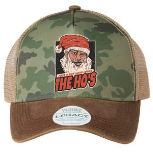 I Do It For The Hos Just A Who Loves The HoS Cute Gift Legacy Tie Dye Trucker Hat