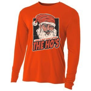 I Do It For The Hos Just A Who Loves The HoS Cute Gift Cooling Performance Long Sleeve Crew