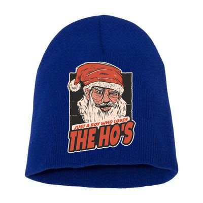 I Do It For The Hos Just A Who Loves The HoS Cute Gift Short Acrylic Beanie