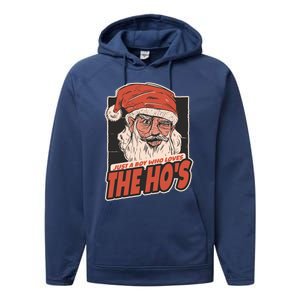 I Do It For The Hos Just A Who Loves The HoS Cute Gift Performance Fleece Hoodie