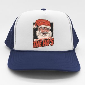 I Do It For The Hos Just A Who Loves The HoS Cute Gift Trucker Hat