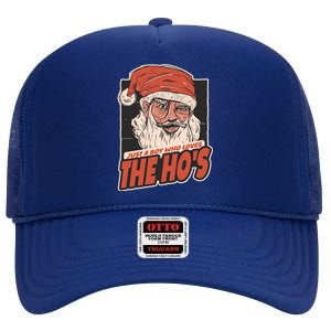 I Do It For The Hos Just A Who Loves The HoS Cute Gift High Crown Mesh Back Trucker Hat