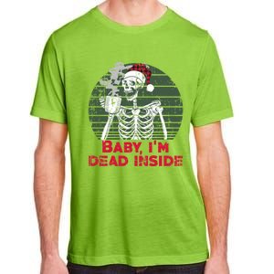 Im Dead Inside Skeleton Ing Cold Black Coffee Cute Gift Adult ChromaSoft Performance T-Shirt