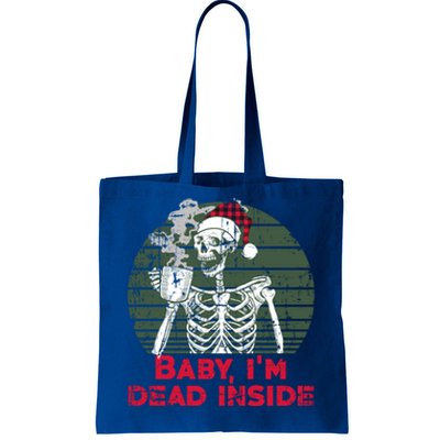 Im Dead Inside Skeleton Ing Cold Black Coffee Cute Gift Tote Bag