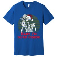 Im Dead Inside Skeleton Ing Cold Black Coffee Cute Gift Premium T-Shirt