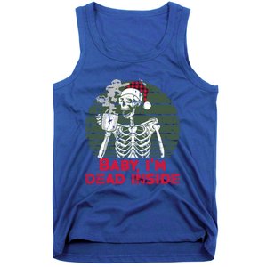 Im Dead Inside Skeleton Ing Cold Black Coffee Cute Gift Tank Top