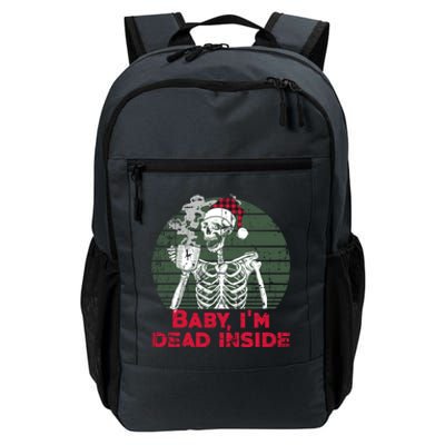 Im Dead Inside Skeleton Ing Cold Black Coffee Cute Gift Daily Commute Backpack