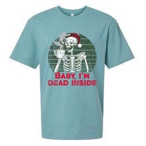 Im Dead Inside Skeleton Ing Cold Black Coffee Cute Gift Sueded Cloud Jersey T-Shirt