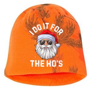 I Do It For The HoS Funny Inappropriate Christmas Santa Meaningful Gift Kati - Camo Knit Beanie