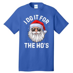 I Do It For The HoS Funny Inappropriate Christmas Santa Meaningful Gift Tall T-Shirt