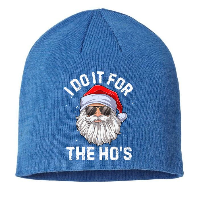 I Do It For The HoS Funny Inappropriate Christmas Santa Meaningful Gift Sustainable Beanie