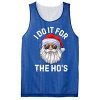 I Do It For The HoS Funny Inappropriate Christmas Santa Meaningful Gift Mesh Reversible Basketball Jersey Tank