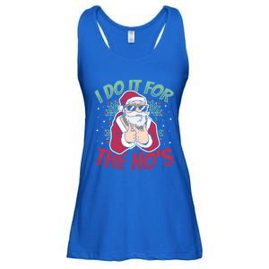 I Do It For The Hos Christmas Gift Ladies Essential Flowy Tank