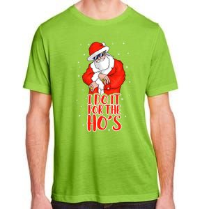 I Do It For The HoS Inappropriate Funny Christmas Adult Great Gift Adult ChromaSoft Performance T-Shirt