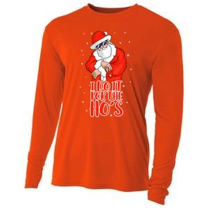 I Do It For The HoS Inappropriate Funny Christmas Adult Great Gift Cooling Performance Long Sleeve Crew